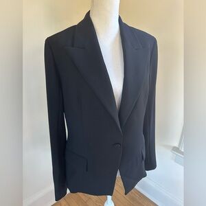 Theory Black Single Breasted Blazer size 12